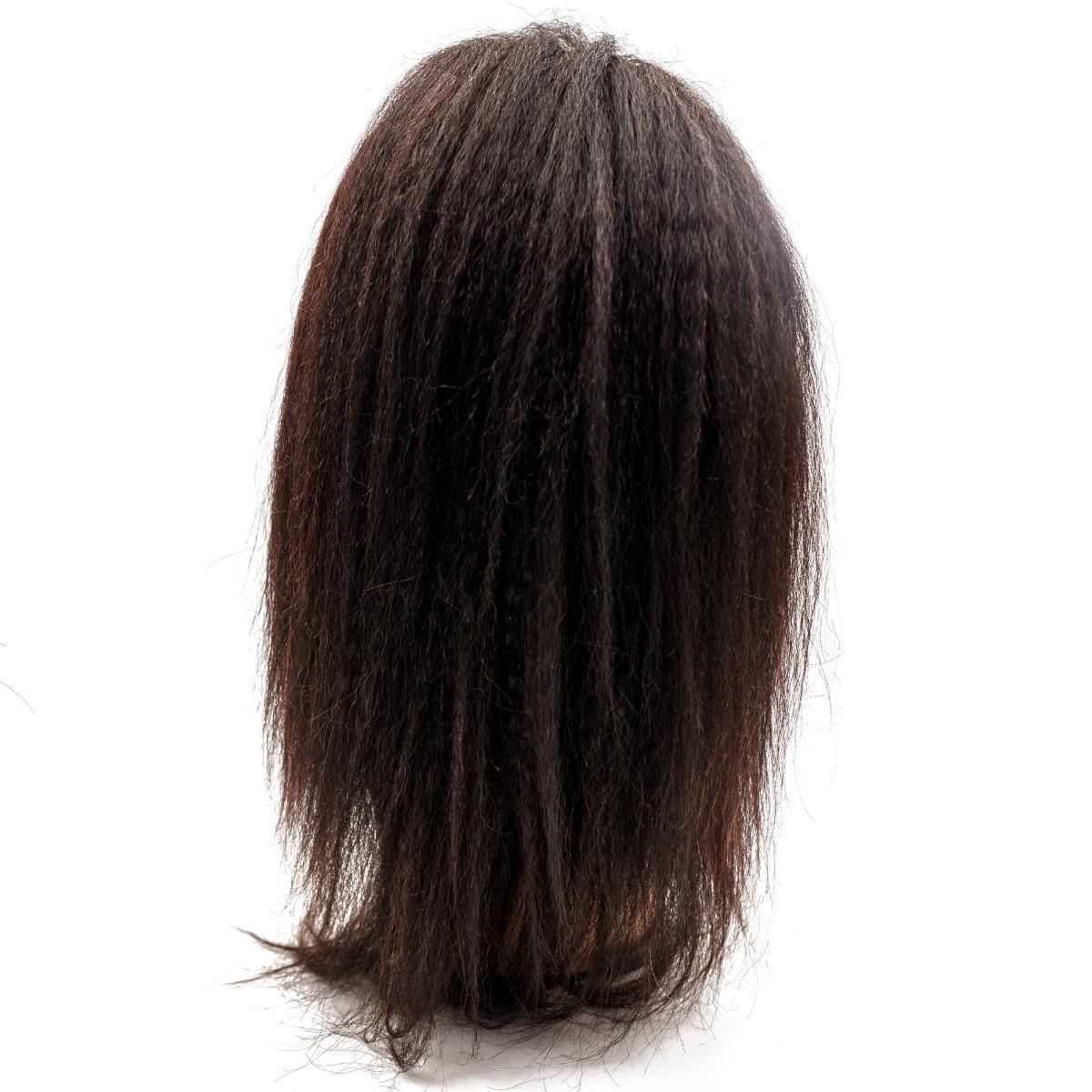 Kinky Straight Skin Polyurethane Medical Wig