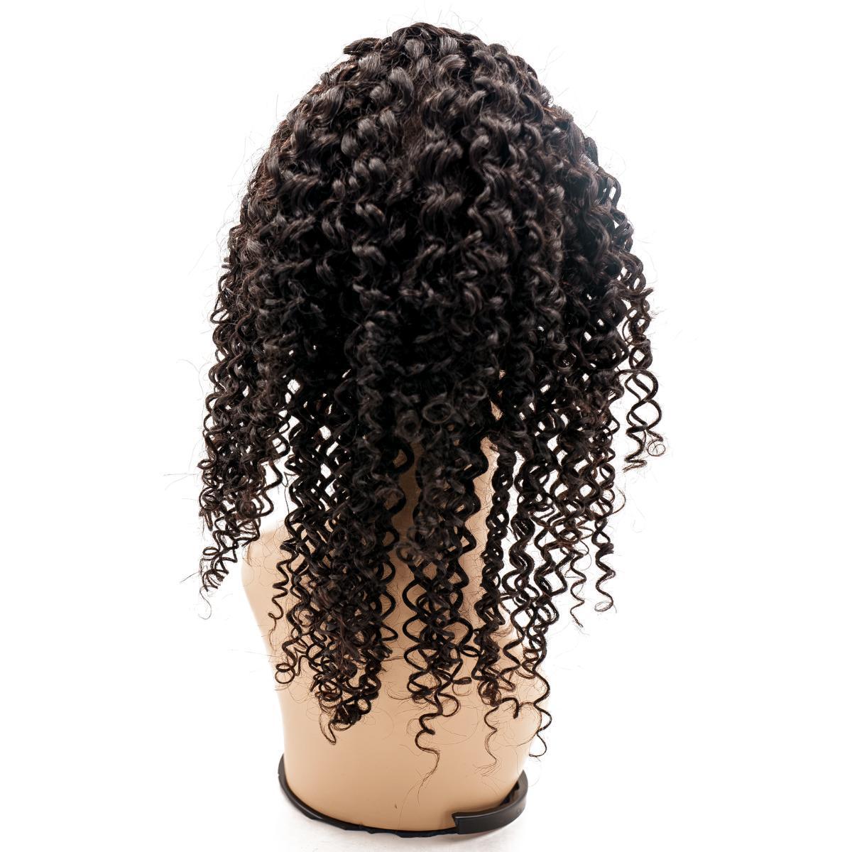 Curly Skin Polyurethane Medical Wig